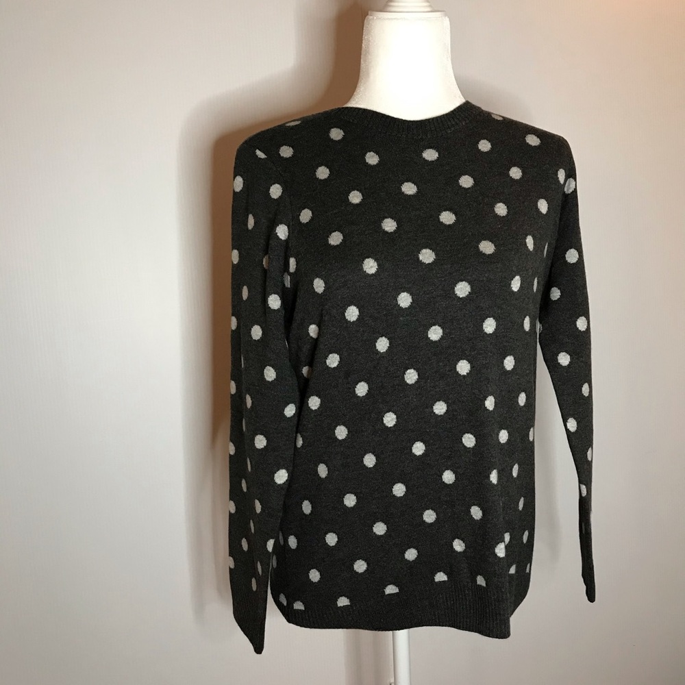 New Charter Club Polka Dots Pullover Sweater - Picture 8 of 15